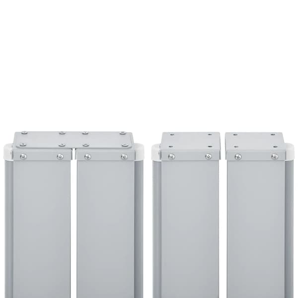 vidaXL Infällbar sidomarkis gräddvit 140x1000 cm Creme