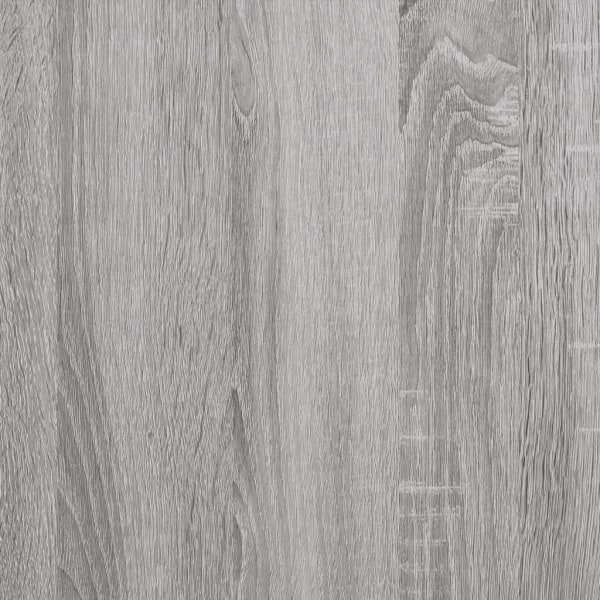 vidaXL Avlastningsbord grå sonoma-ek 75x29x75 cm konstruerat trä Grå