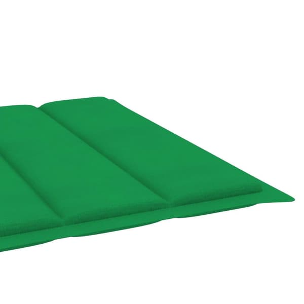 vidaXL Solsäng med dynor 2 personer bambu Grön