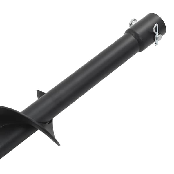 vidaXL Jordborr stål 80 mm