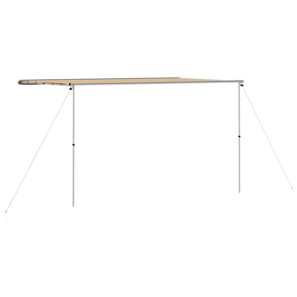 vidaXL Husvagnsmarkis 3,6x2,5x2,15 m beige Beige