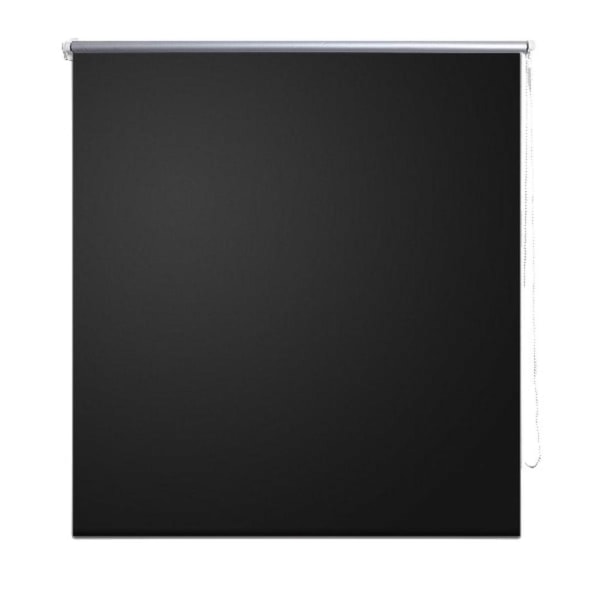 vidaXL Rullgardin svart 160 x 175 cm mörkläggande Svart