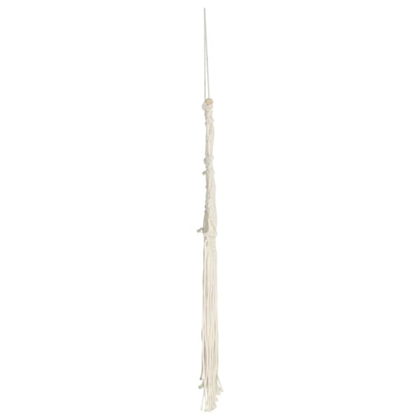 vidaXL Väggbonad makramé 40x80 cm bomull Creme