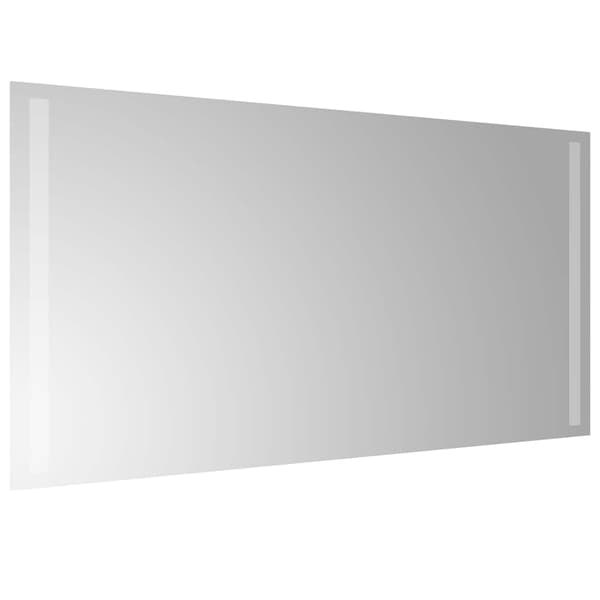 vidaXL Badrumsspegel LED 80x40 cm Transparent