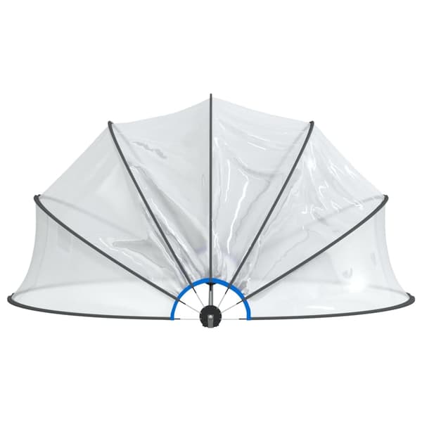 vidaXL Poolkupol 500x250 cm Transparent
