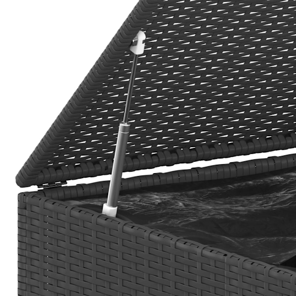 vidaXL Dynbox PE-rotting 145x100x103 cm svart Svart