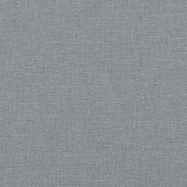 vidaXL L-formad bäddsoffa ljusgrå 255x140x70 cm tyg Grå