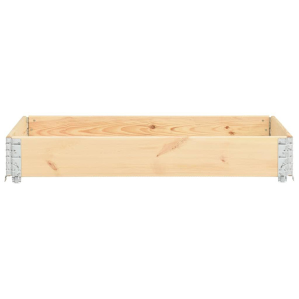 vidaXL Upphöjd odlingsbädd 50x150 cm massiv furu Brun