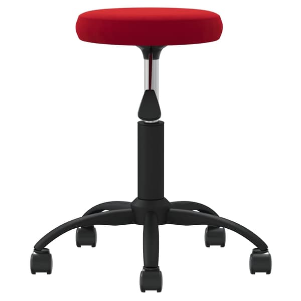 vidaXL Massagepall vinröd sammet Röd