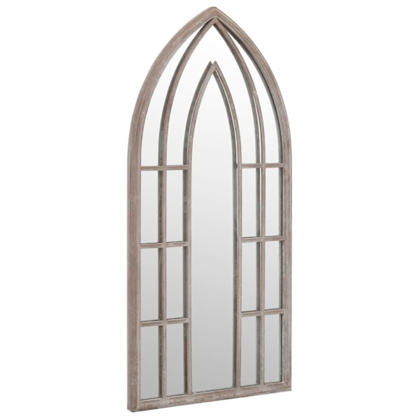 vidaXL Spegel sandfärgad 100x45 cm järn för inomhusbruk Creme