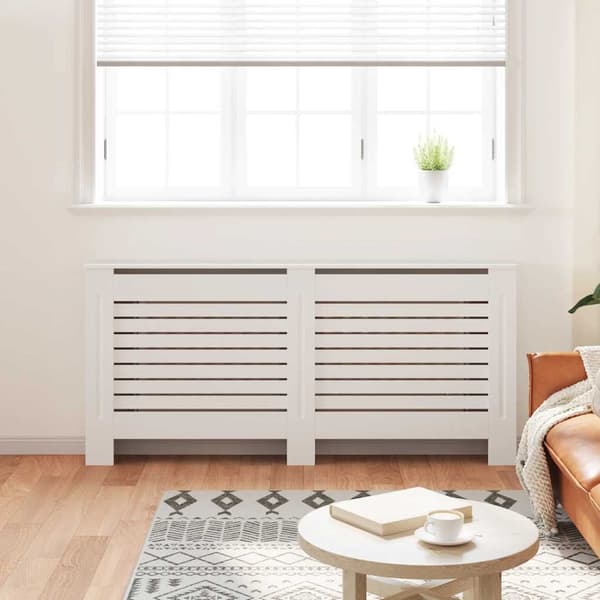 vidaXL Elementskydd vit 172x19x81,5 cm MDF Vit