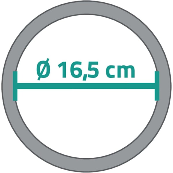 RIDDER Sminkspegel Pocahontas M 16,5 cm krom Silver