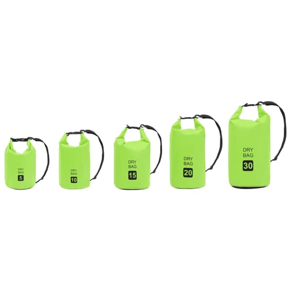 vidaXL Vattentät packpåse grön 30 L PVC
