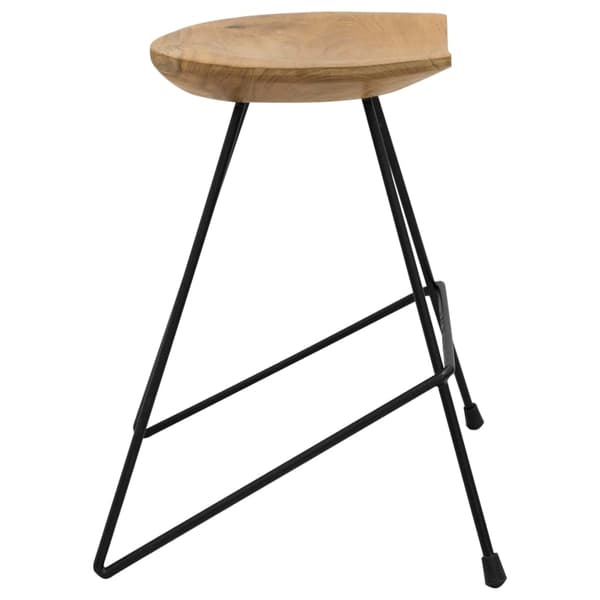 vidaXL Pallar 2 st massiv teak Brun