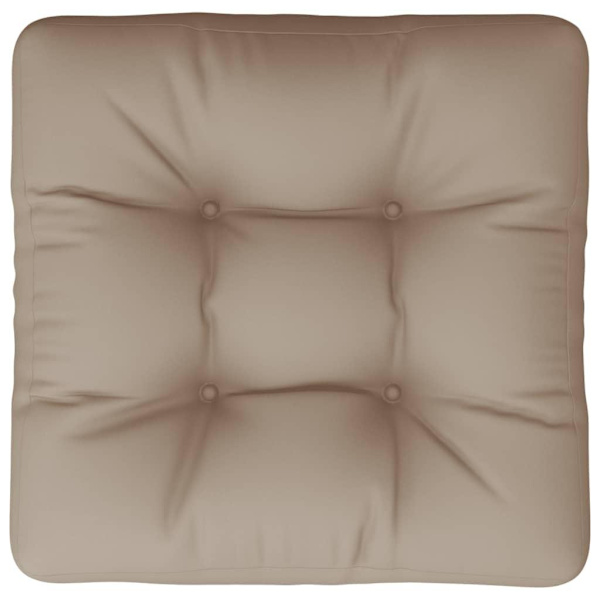 vidaXL Palldyna taupe 58x58x10 cm tyg Taupe