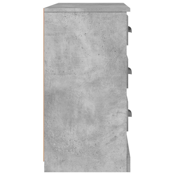 vidaXL Skänk betonggrå 104,5x35,5x67,5 cm konstruerat trä Grå
