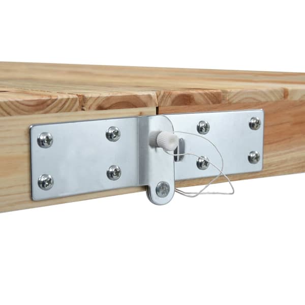 vidaXL Hopfällbart campingbord med 4 sitsar stål aluminium Silver