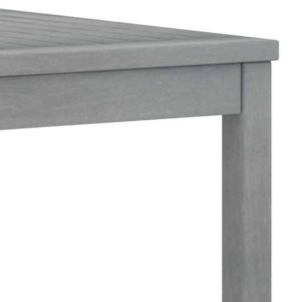 vidaXL Soffbord 100x50x33 cm grått massivt akaciaträ grå