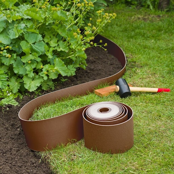 Nature Rabattkant 0,15x10 m terrakotta Taupe
