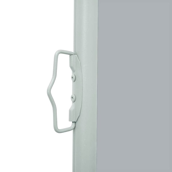 vidaXL Infällbar sidomarkis 100x500 cm grå grå