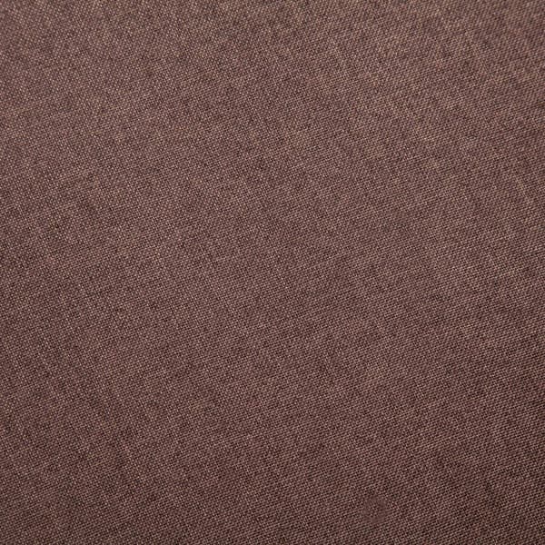 vidaXL 3-sitssoffa tyg brun Brun