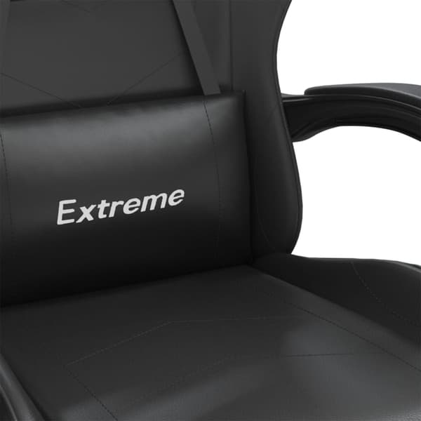 vidaXL Gamingstol svart konstläder art