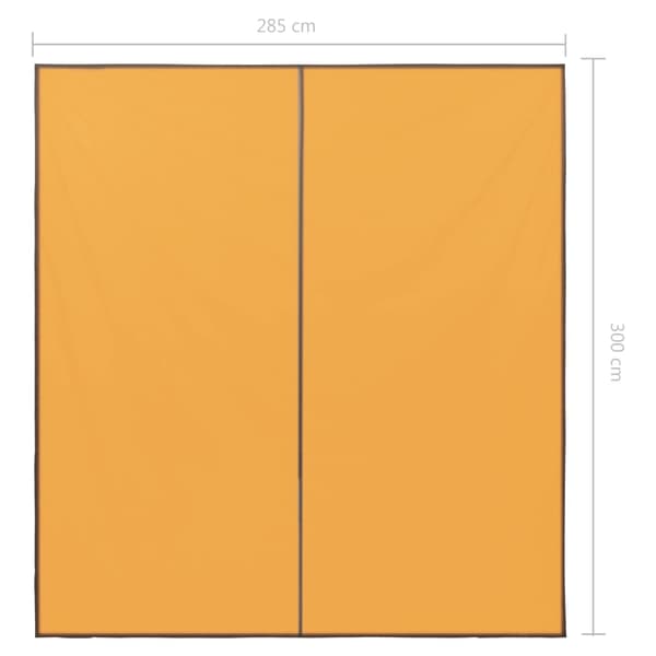 vidaXL Tarp 3x2,85 m gul Gul