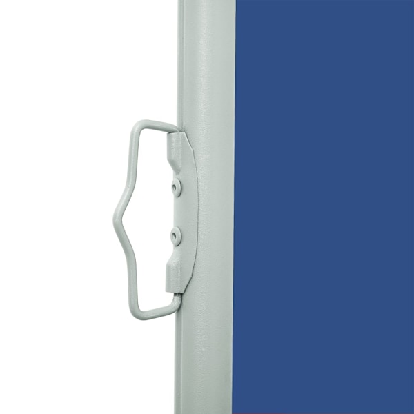vidaXL Infällbar sidomarkis 600x160 cm blå Blå