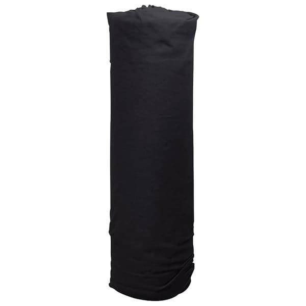 vidaXL Ogräsduk 1x10 m polyesterfiber svart Svart