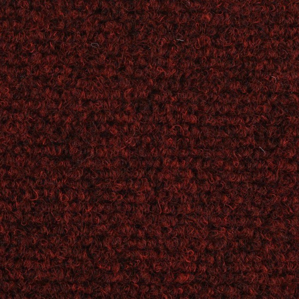 vidaXL Trappstegsmattor självhäftande 15 st brodyr 65x21x4 cm rö Röd