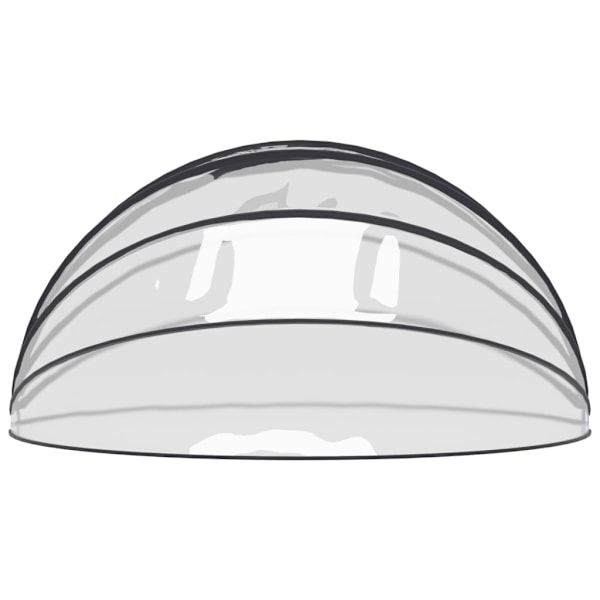 vidaXL Poolkupol 559x275 cm Transparent