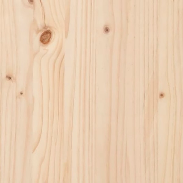 vidaXL Sänggavel 106x4x100 cm massiv furu Brun