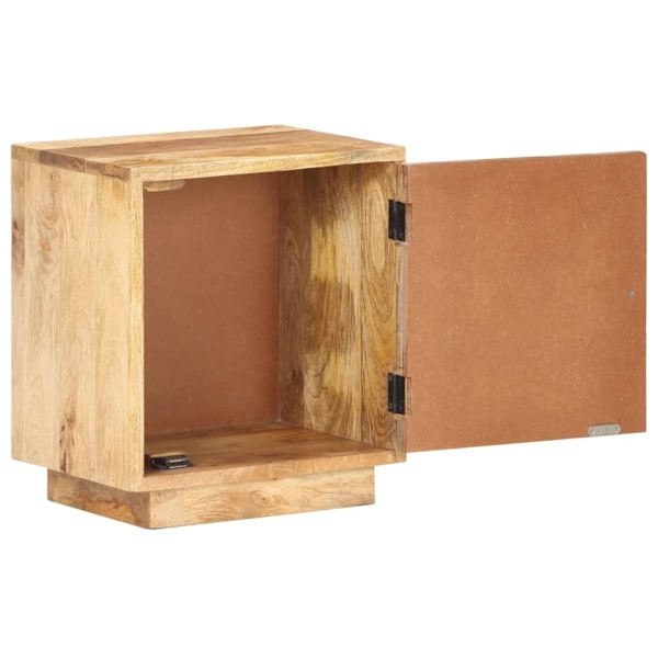vidaXL Nattduksbord 40x30x45 cm massivt mangoträ Brun