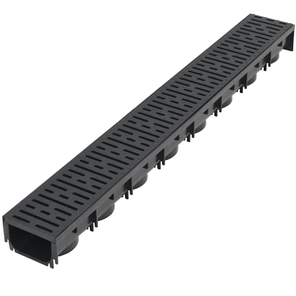 vidaXL Markrännor 12 st plast 12 m