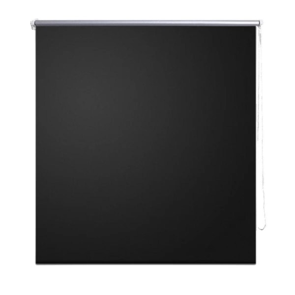 vidaXL Rullgardin för mörkläggning 140 x 230 cm svart Svart