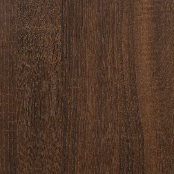 vidaXL Byrå brun ek 60x35x70 cm konstruerat trä Brun