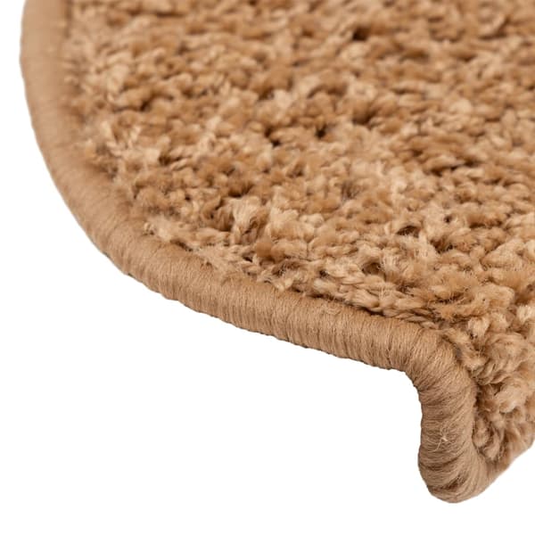 vidaXL 15 st Trappstegsmattor beige 65x25 cm Beige
