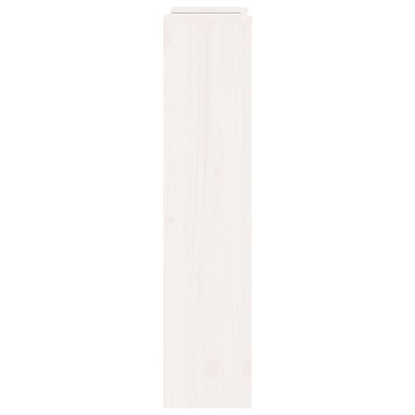 vidaXL Elementskydd vit 210x21x85 cm massiv furu White