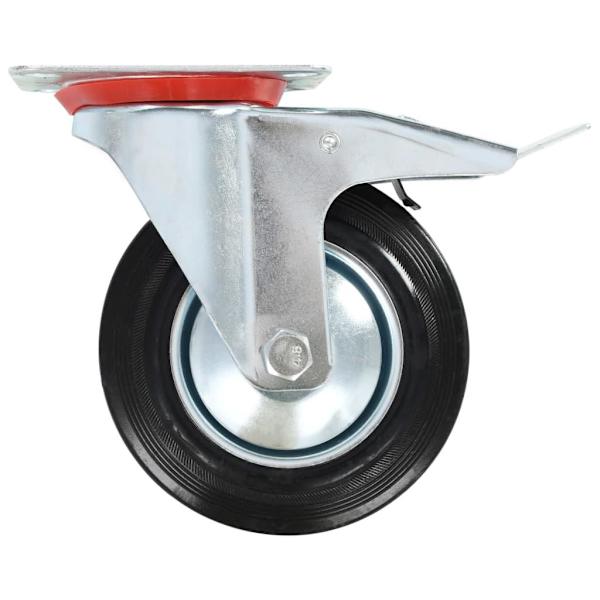 vidaXL Länkhjul 4 st 160 mm