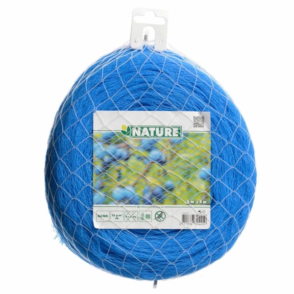 Nature Fågelnät Nano 10x4 m blå Blå