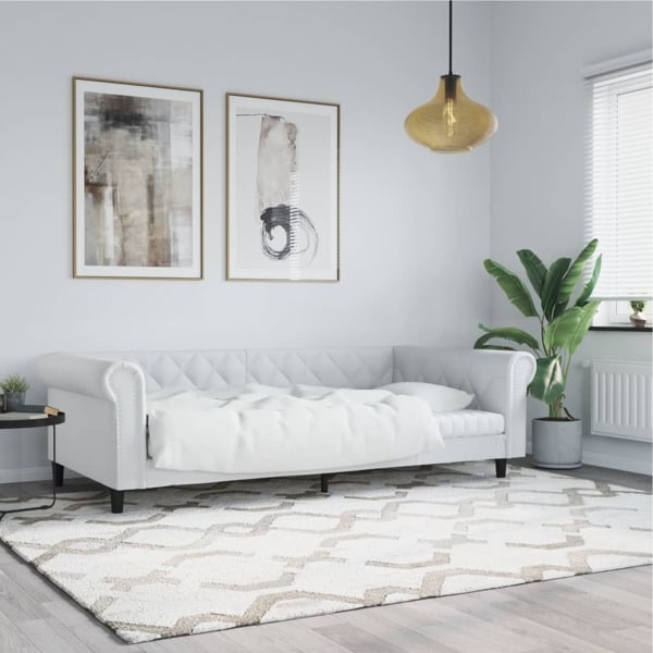 vidaXL Dagbädd vit 100x200 cm konstläder Vit