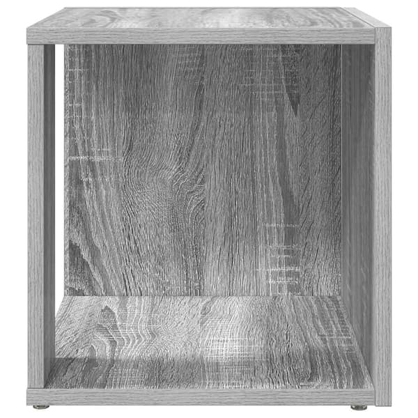 vidaXL Sidobord 33 x 33 x 34 cm Engineered Wood Grå Sonoma Grå