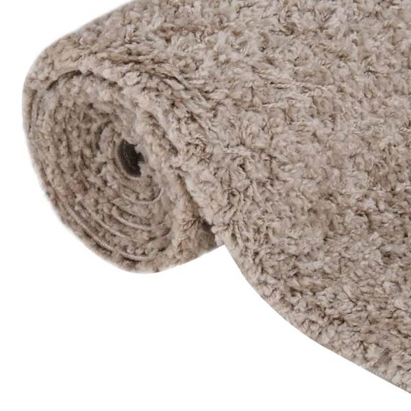 vidaXL Matta långluggad beige 160x230 cm Beige