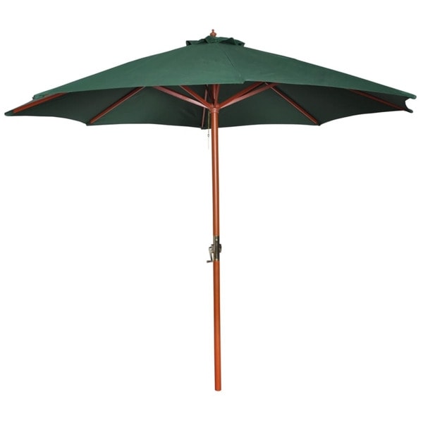 vidaXL Parasoll 300 cm grön Grön