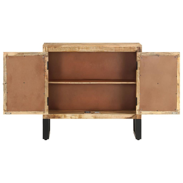 vidaXL Skänk 80x30x76 cm massivt mangoträ Brun