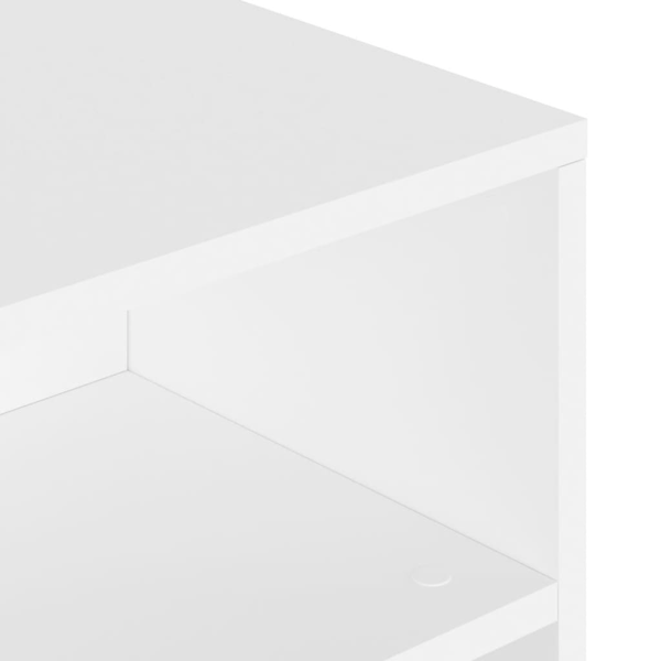 vidaXL Soffbord vit 90x55x42,5 cm konstruerat trä Vit