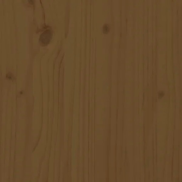 vidaXL Sängram honungsbrun massivt trä 200x200 cm Brun