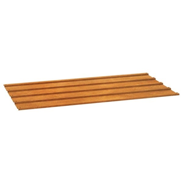 vidaXL Takplåt 12 st rostfärgad 80x44 cm rosttrögt stål Brun