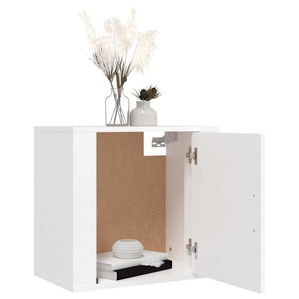 vidaXL Väggmonterade sängbord 2 st vit 50x30x47 cm Vit