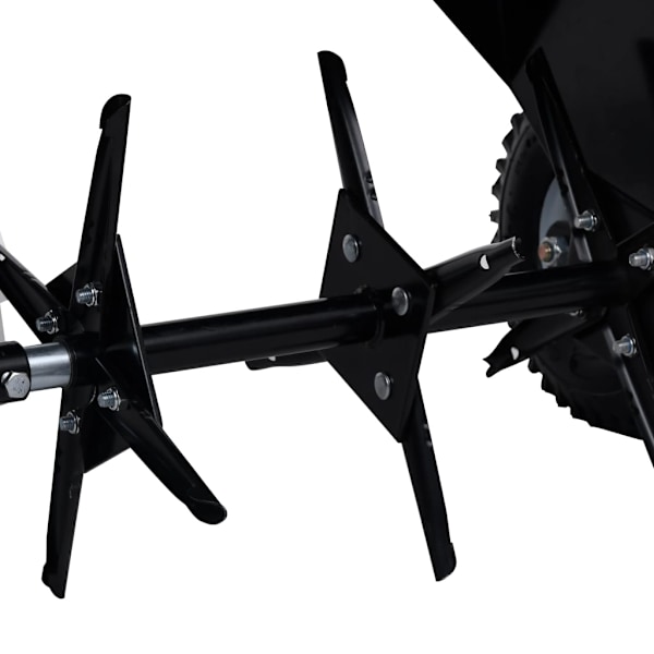 vidaXL Vertikalskärare för åkgräsklippare 102 cm Svart